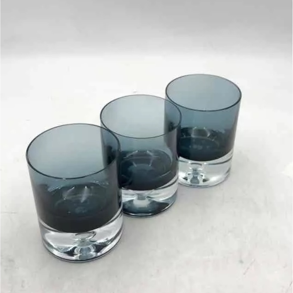 Set of Three Block Stockholm Glasses